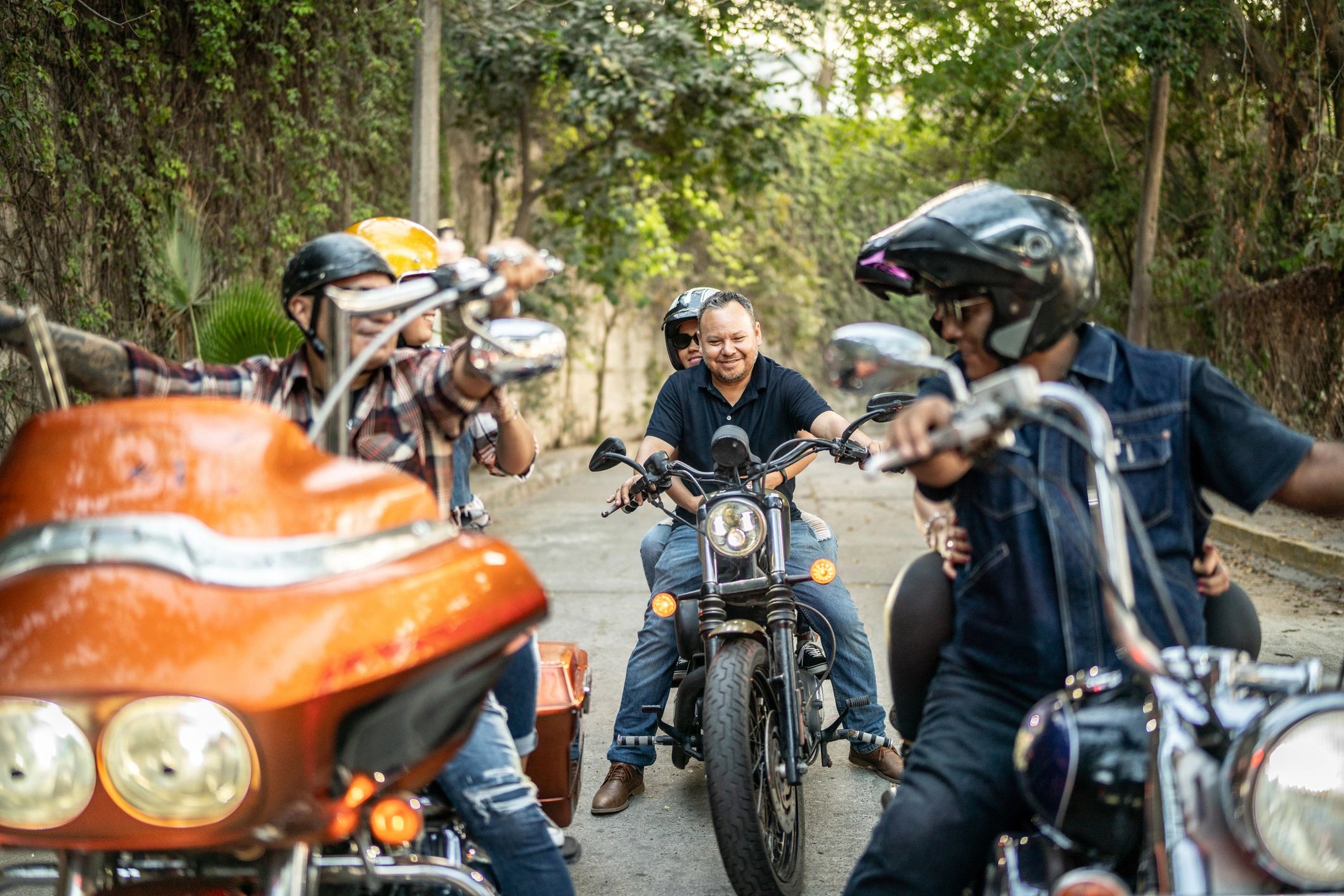 biker community gathering